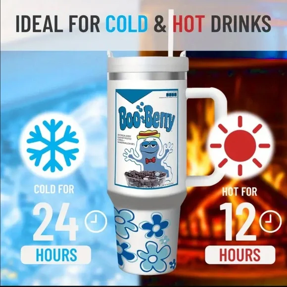 Boo Berry 40oz stainless cup - Picture 5 of 5